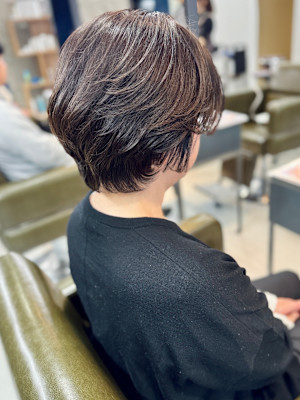大人ショートボブ