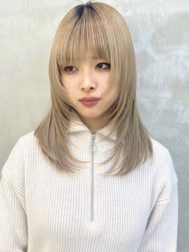 【ウルフカット】レイヤーカット ハイトーン ブリーチ