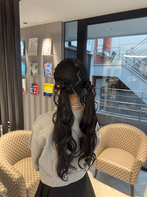 ゆるっとツインアレンジ