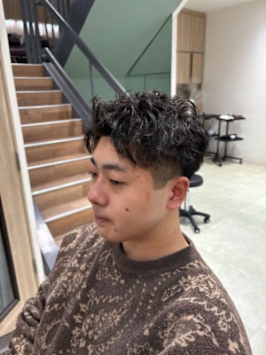 アップバング×ピンパーマ【三軒茶屋】