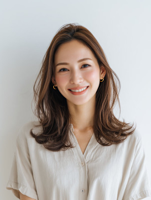 レイヤーカット/イメチェン/外ハネボブ/美髪/髪型