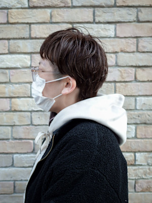 クセを活かしたショートレイヤー