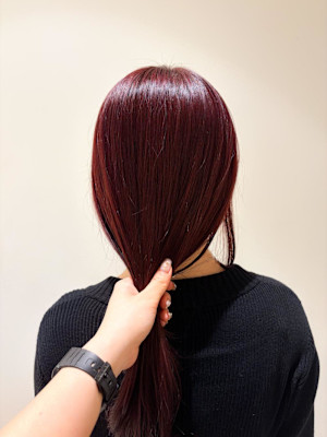 〇ワンカラーで作るブラッドオレンジカラー