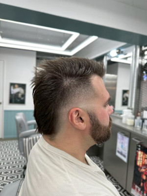 海外風マレットフェード