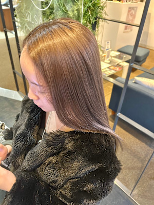 【W_SALON 河原町】ラベンダーグレージュ/透明感カラー