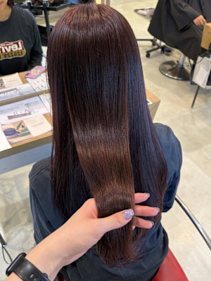 20代ピンクパープルカラー