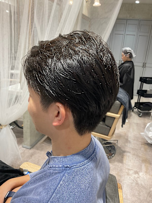 【and.S 銀座】スーツ/短髪/ツーブロック/