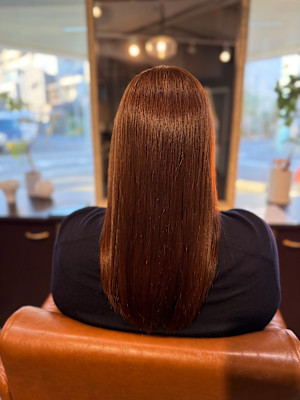 艶髪髪質改善艶カラー