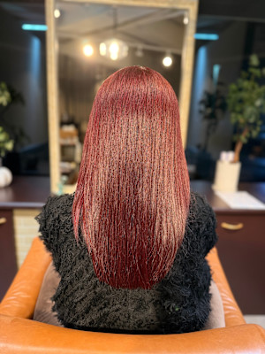 艶髪髪質改善艶カラー