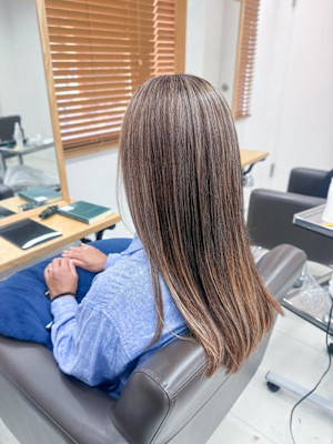 白髪ぼかし細めハイライト30代40代50代【藤沢　藤沢駅】