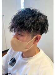 メンズデザインパーマ