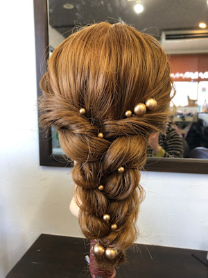 シニヨンアレンジ