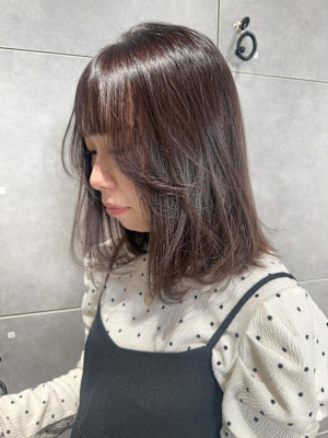 チョコレートブラウン/ラベンダー/まろやかカラー