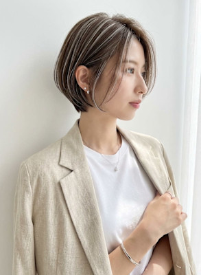 ［大人ハイライト／ハイライト/ショートカット/千葉/］