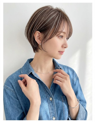 ［大人ハイライト／ハイライト/ショートカット/千葉/］