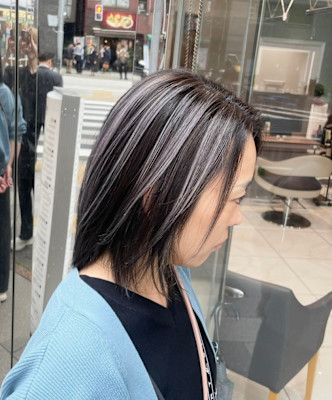 【白髪特化美容師】栗田担当/白髪ぼかし 