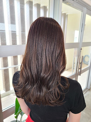 ブリーチ無しオリーブ