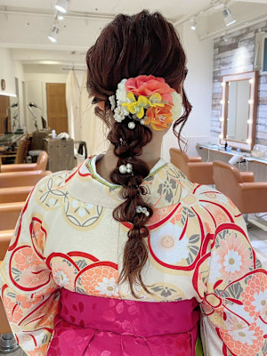 【Neolivekuta】卒業式着付けヘア【町田】
