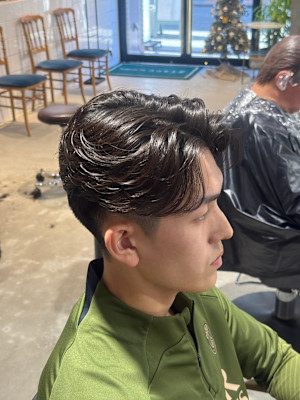 センターパート/ニュアンスパーマ/フェザーパーマ/パーマ