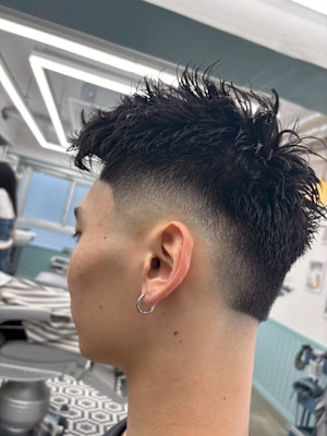 バーストマレットフェード