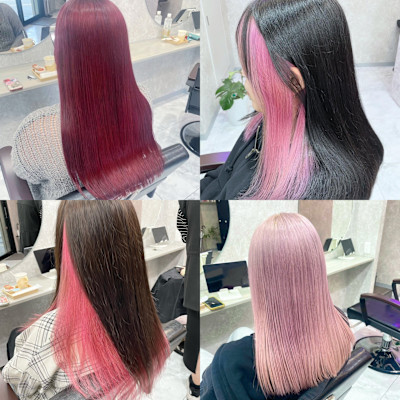 インナーカラー/髪質改善/ケアブリーチ/グラデーションカラー