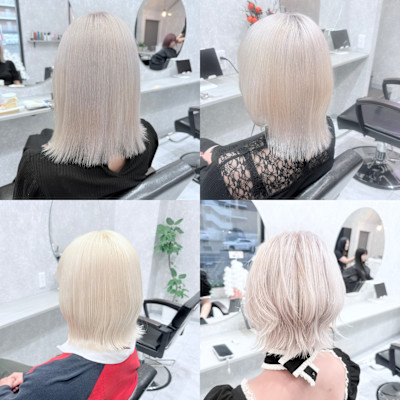 ブロンド/髪質改善/ケアブリーチ/グラデーションカラー