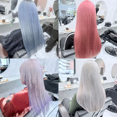 ハイトーン/髪質改善/ケアブリーチ/グラデーションカラー