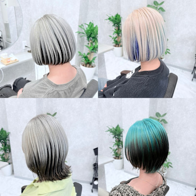 デザインカラー/髪質改善/ケアブリーチ/グラデーションカラー