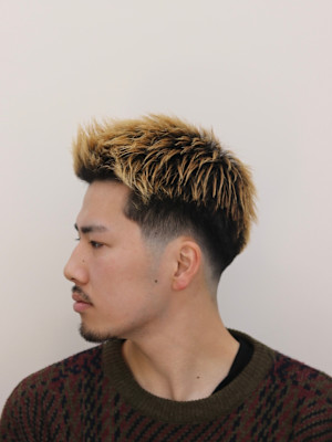 ローフェードスパイキーショート