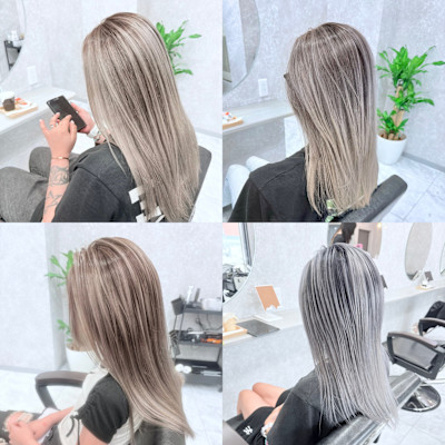 デザインカラー/髪質改善/ケアブリーチ/グラデーションカラー