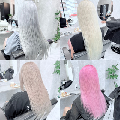 ハイトーン/髪質改善/ケアブリーチ/グラデーションカラー