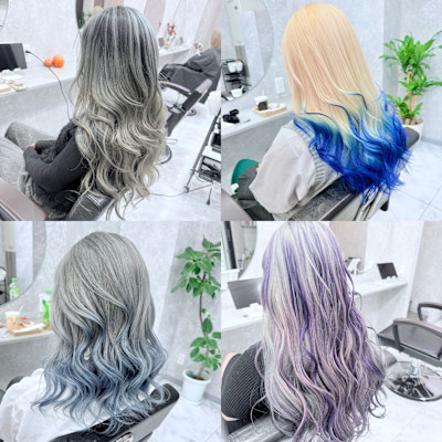 デザインカラー/髪質改善/ケアブリーチ/グラデーションカラー