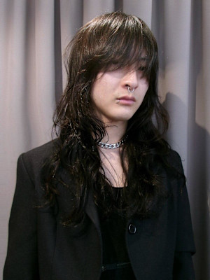 men'slong hair　メンズウルフロング