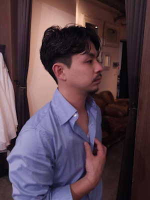 ニュアンスパーマセンターパートショート