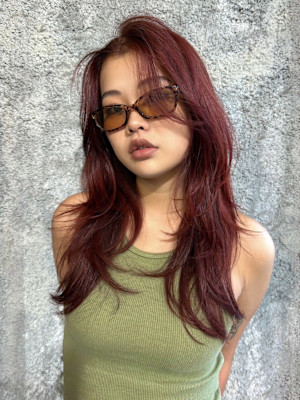 red color / layer cut