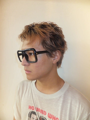 メンズショート/オレンジブラウン