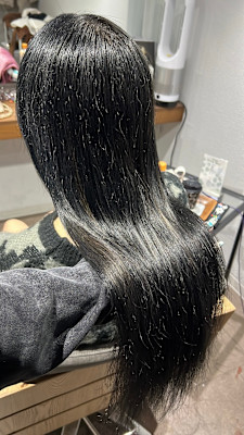 ブラック羽エクステ