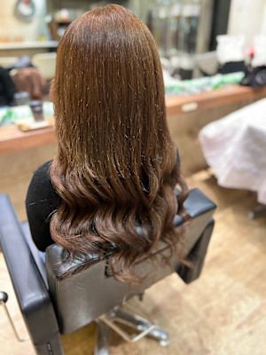 ブラウン羽エクステ