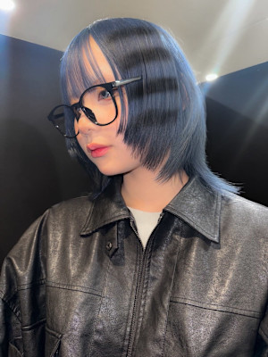 オーダーメイド　デザインカラー　ケアブリーチカラー　ウルフ