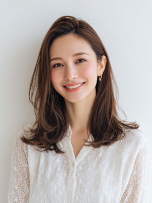 レイヤーカット/イメチェン/外ハネボブ/美髪/髪型