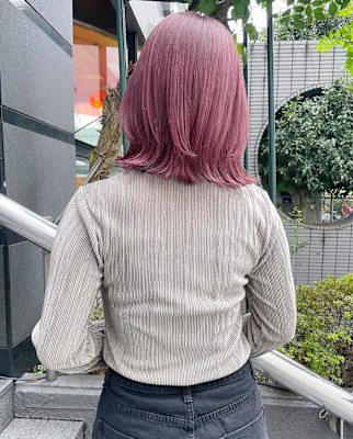 スモーキーカラー/コーラルピンク/ハッシュボブ