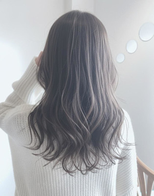 春カラー×柔らかパーマ