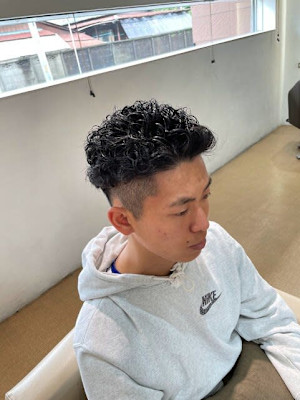メンズデザインパーマ
