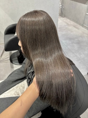 艶カラー＆ザクザクレイヤーカット/ダブルカラー髪質改善/札幌