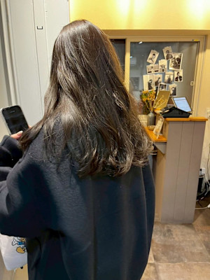 オリーブベージュ/髪質改善/まろやかベージュ/20代