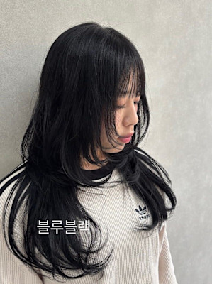 ブルーブラックカラー/暗髪カラー