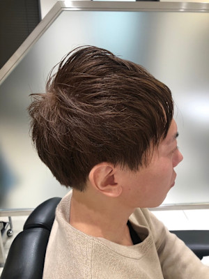 【麻布十番/メンズカット】カラー　ハイライト　ブリーチなし