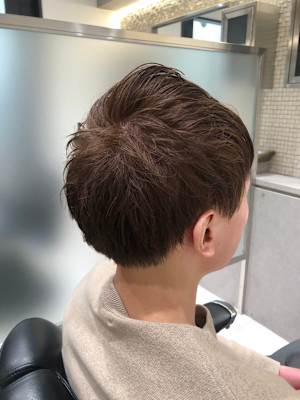 【麻布十番/メンズカット】カラー　ハイライト　ブリーチなし