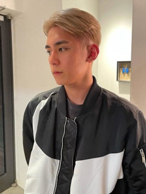 ホワイトベージュ ホワイトブロンド ラフショート