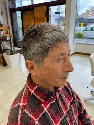 シニア★メンズ★ショートヘアスタイル